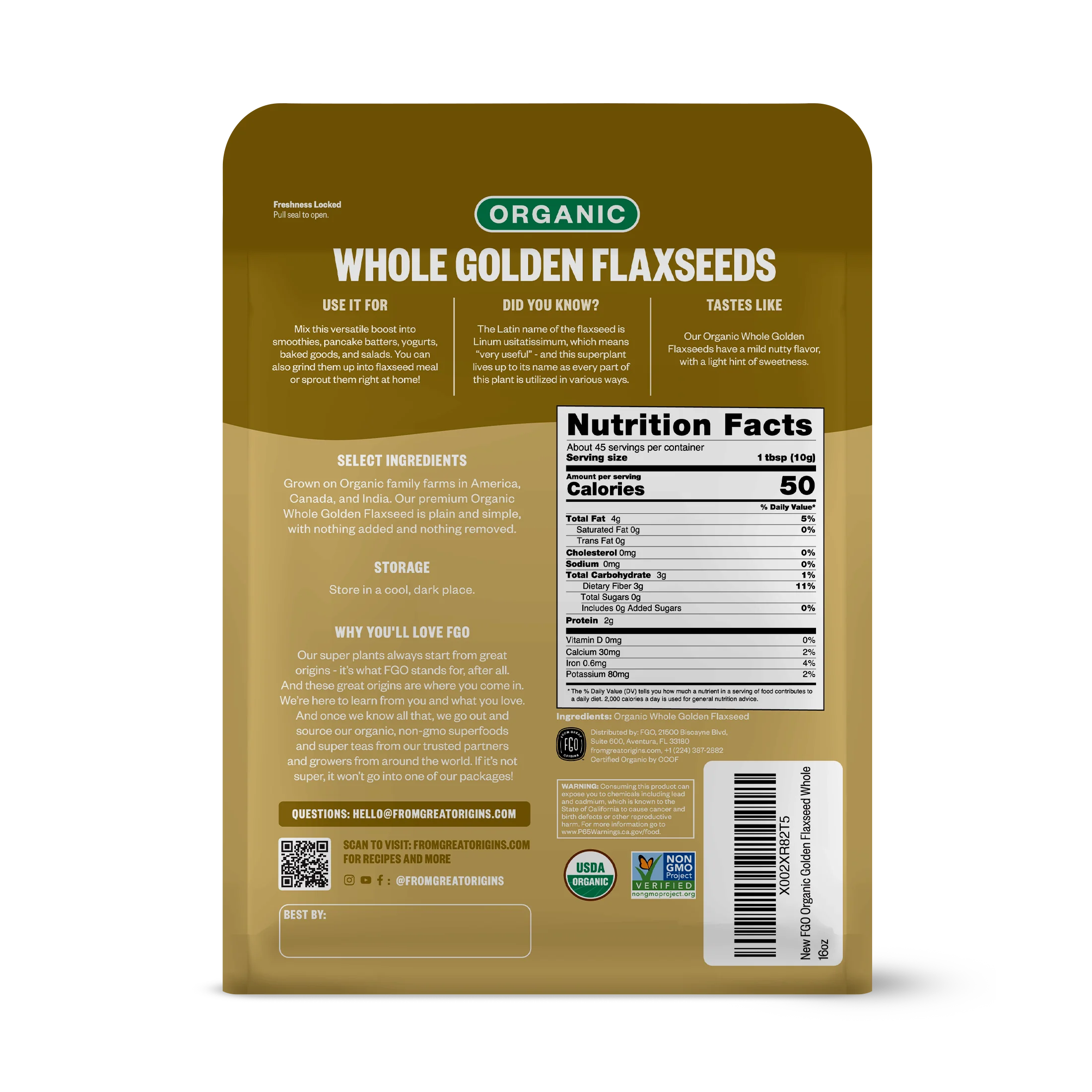 Golden Flax Seed - Whole - Image 8