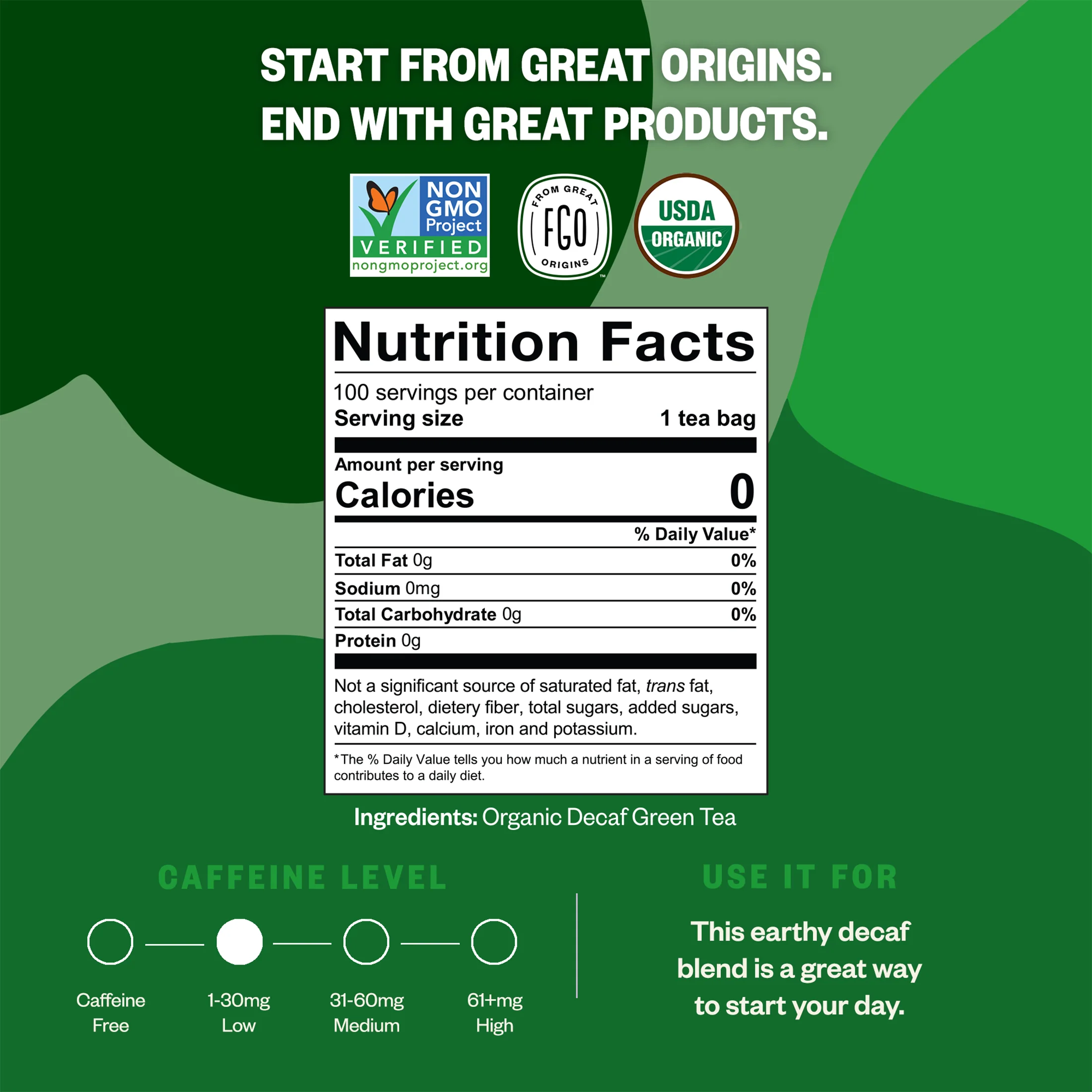 Green Decaf Tea Bags - Image 3