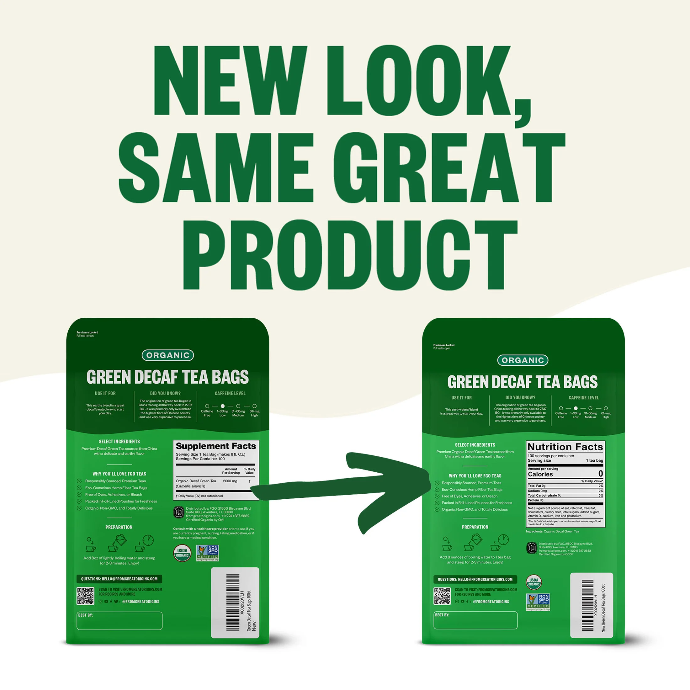 Green Decaf Tea Bags - Image 5
