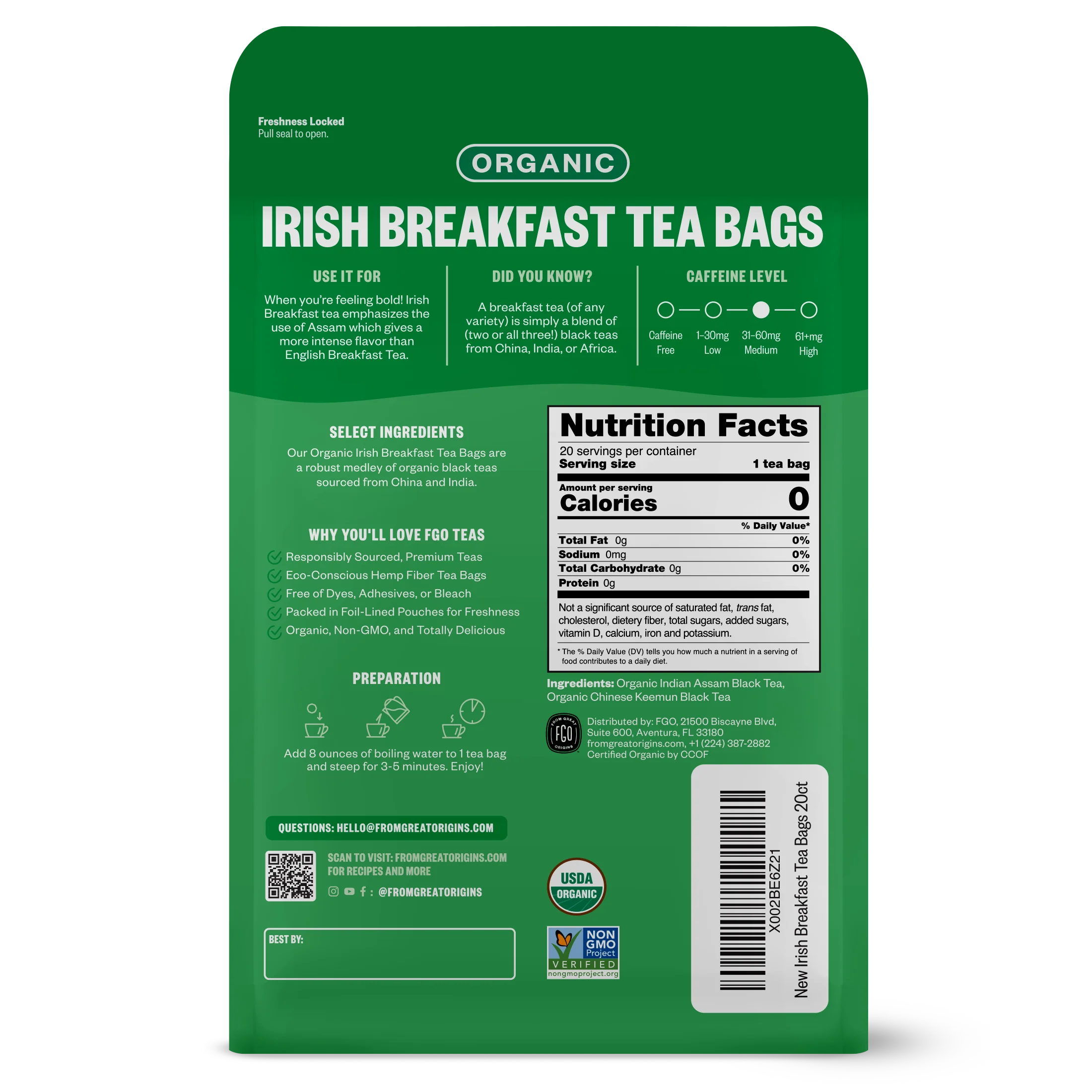Irish Breakfast Tea Bags - Image 2