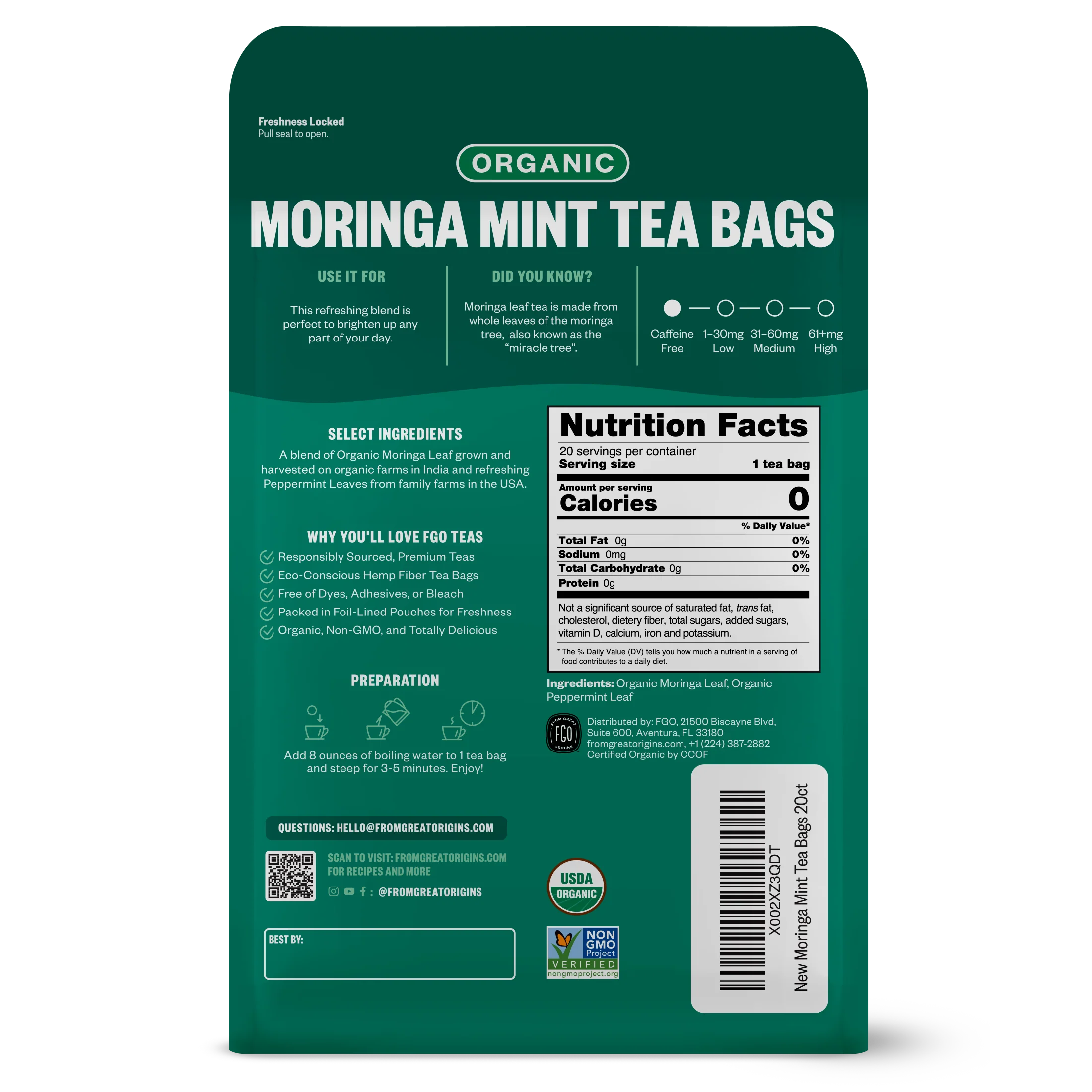 Moringa Mint Tea Bags - Image 10