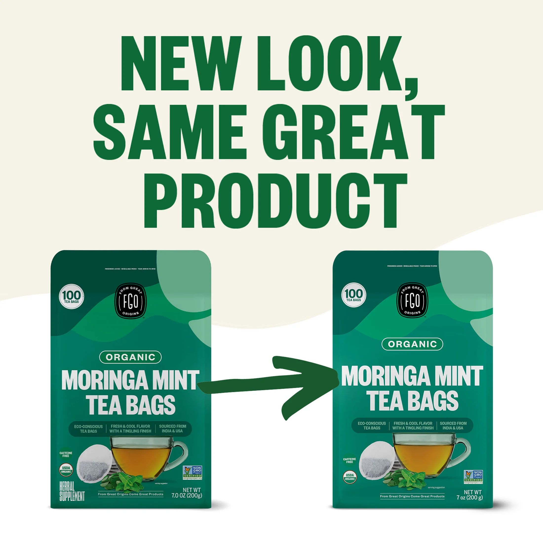 Moringa Mint Tea Bags - Image 3