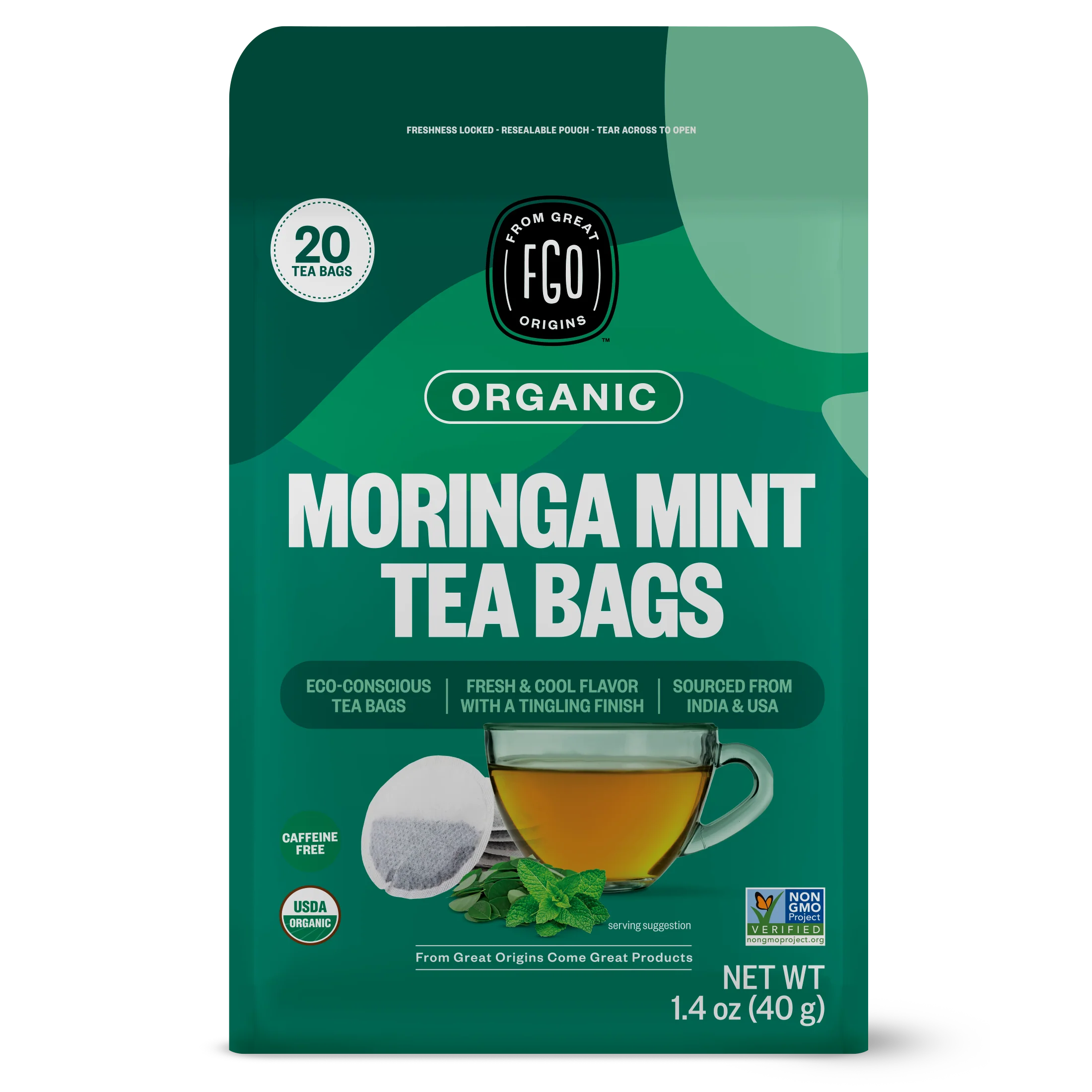 Moringa Mint Tea Bags - Image 9