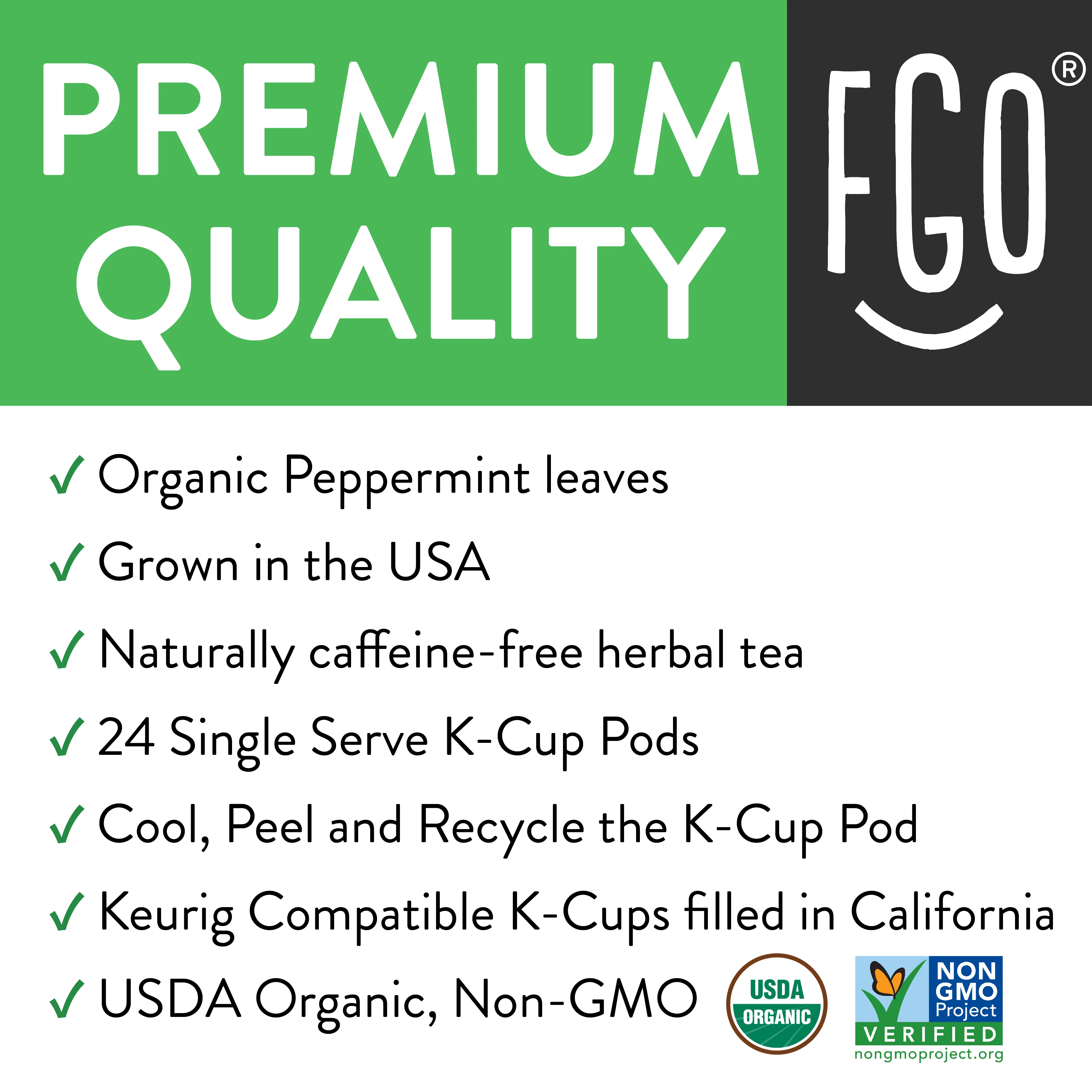 Peppermint Tea K-Cups 24ct - Image 6