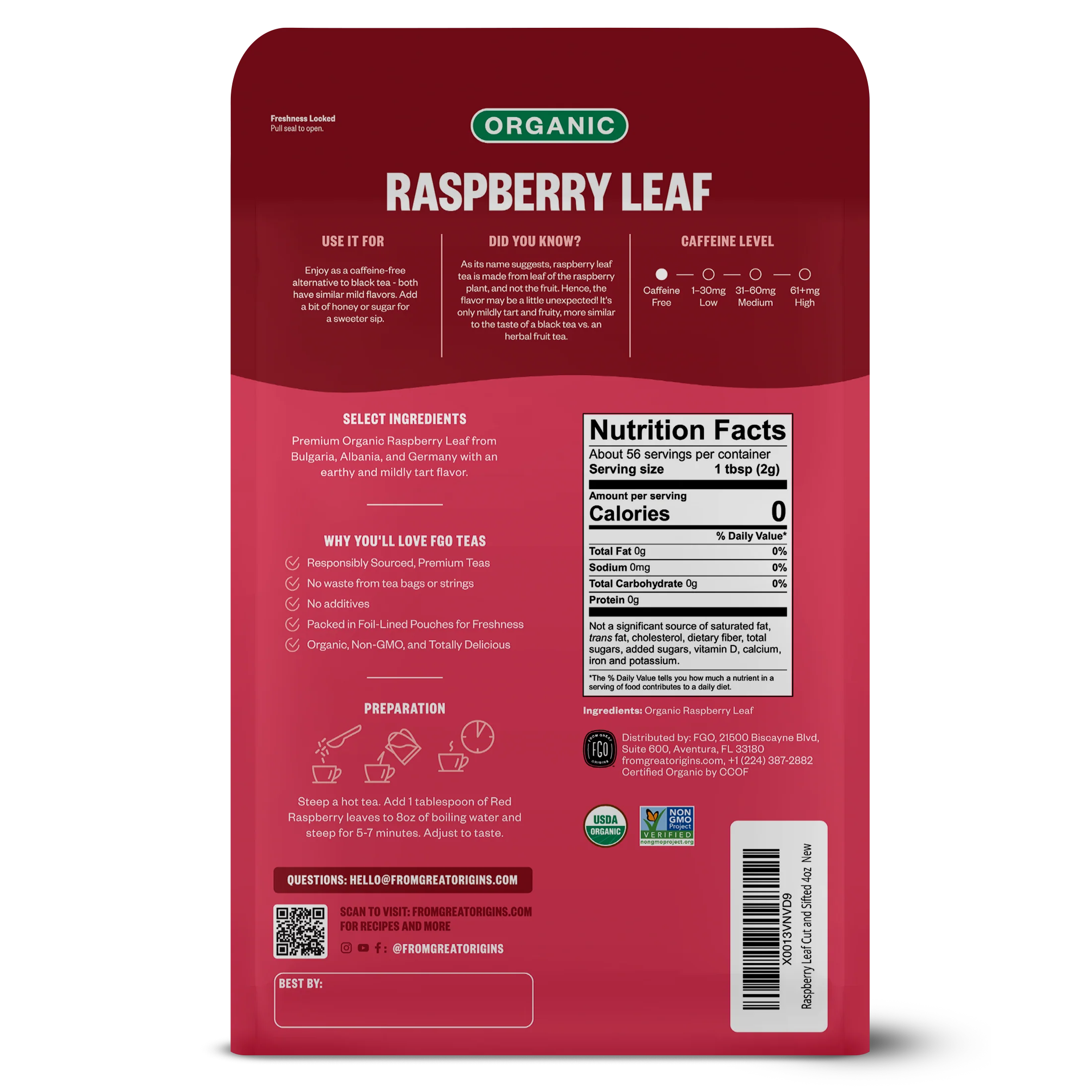 Raspberry Leaf - Cut & Sifted - Image 14