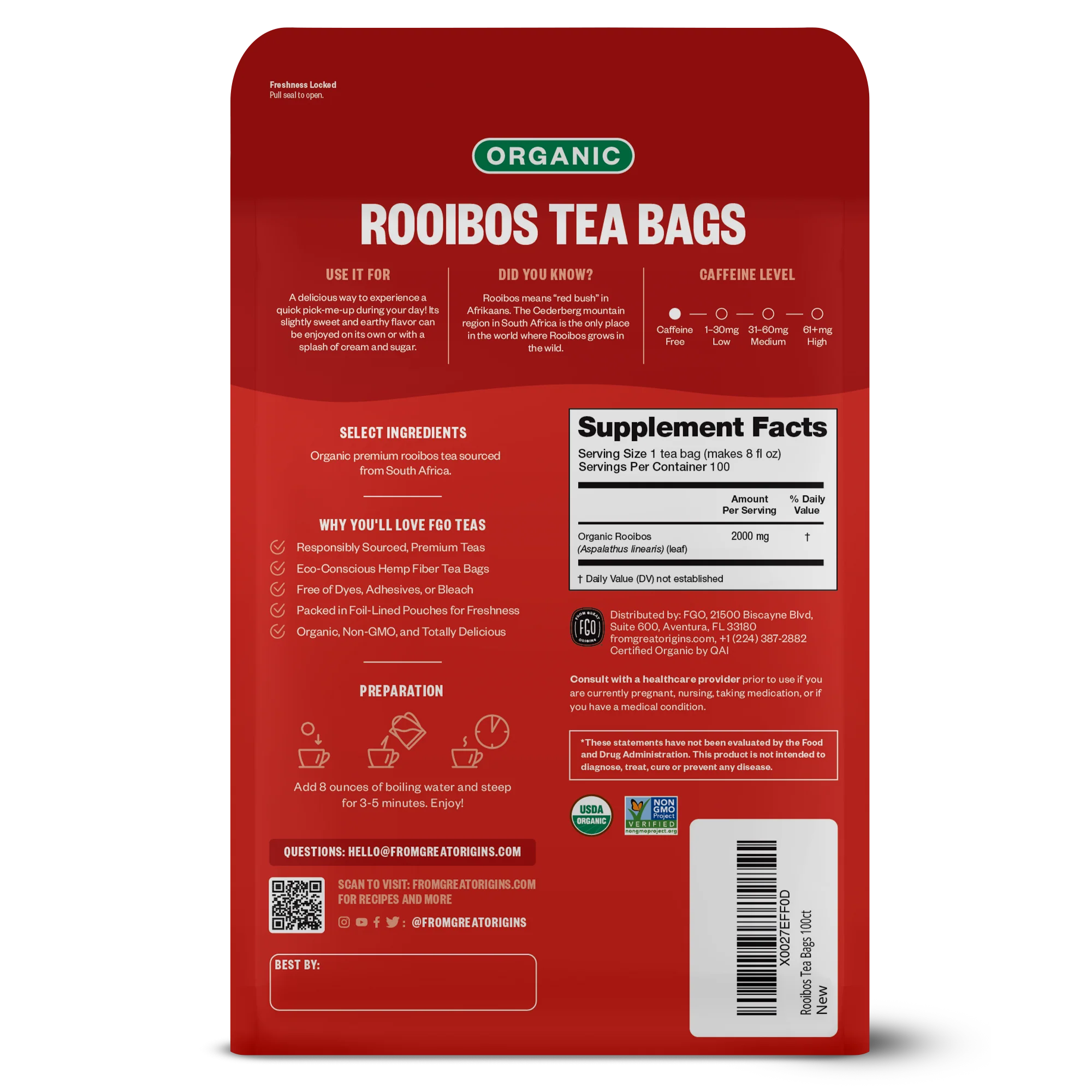 Rooibos Tea Bags - Image 2