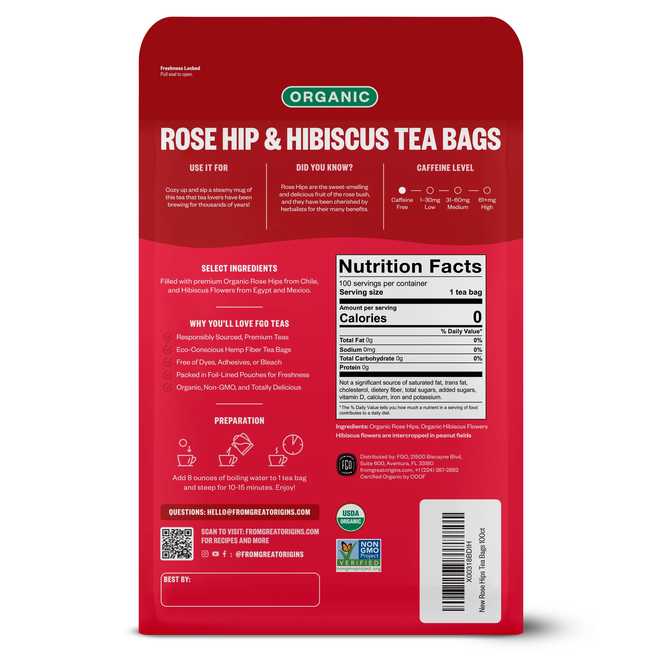Rosehips Tea Bags - Image 2