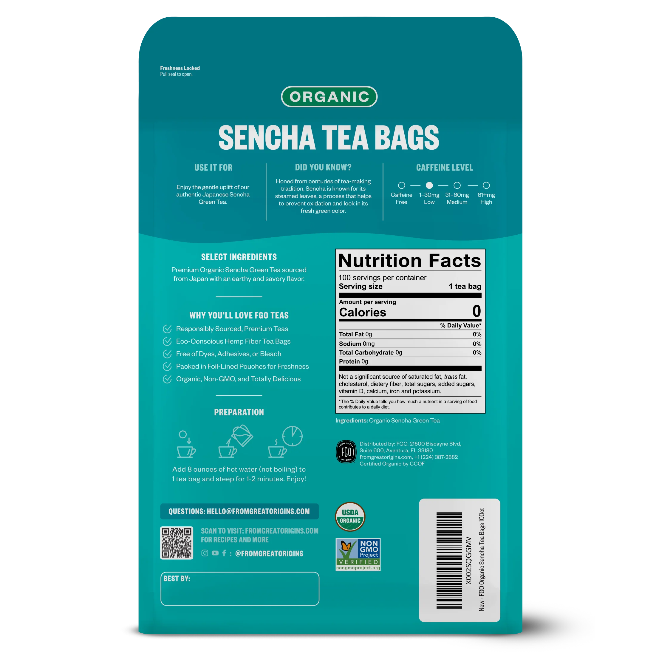 Sencha Tea Bags - Image 2